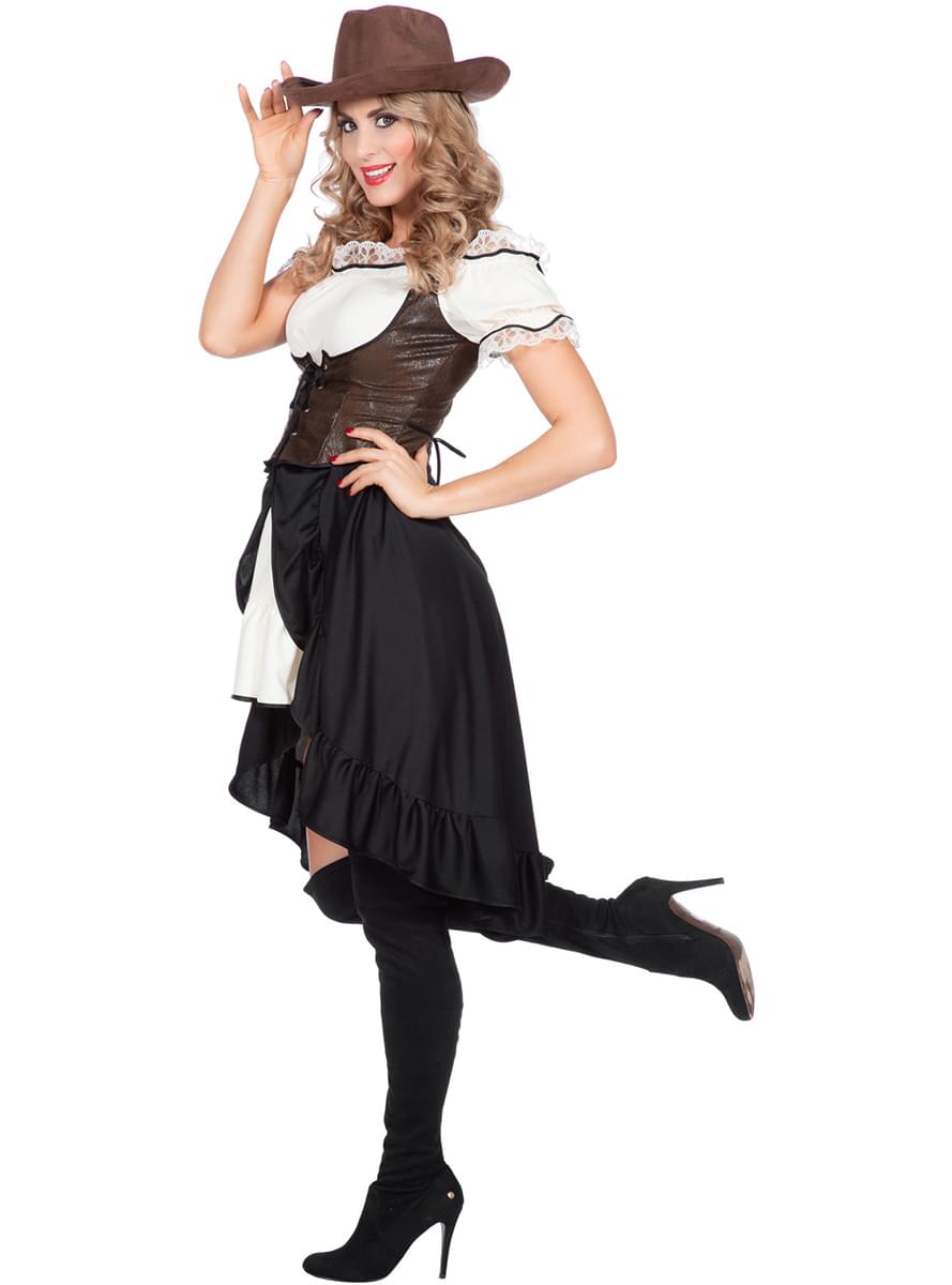 Women's Cowgirl Costume Dress - Western Party Outfit Teminis.lt