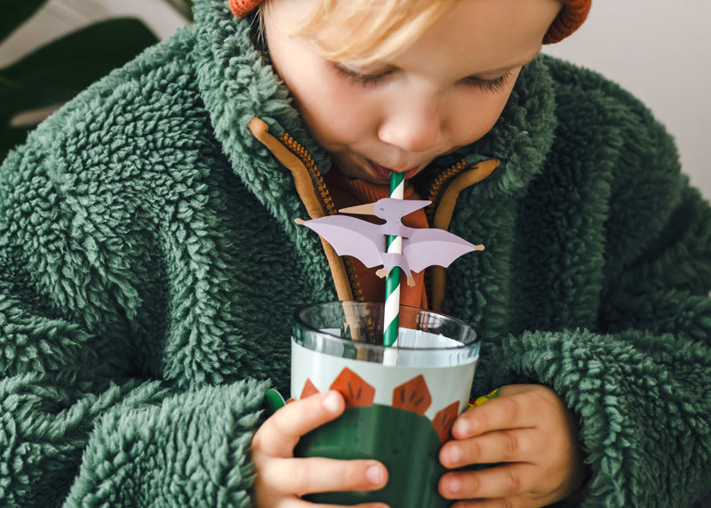 Cup sleeves Dinosaur, mix (1 pkt / 6 pc.) - Teminis.lt