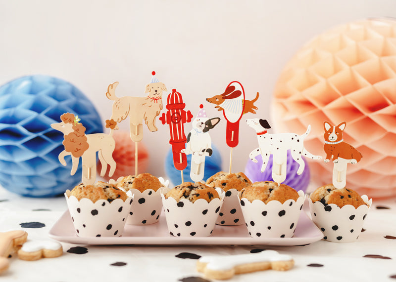 Cupcake toppers Dogs - Teminis.lt