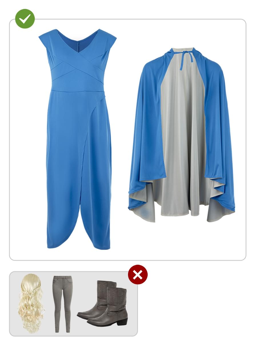 Daenerys Targaryen Costume - Game of Thrones Cosplay Teminis.lt