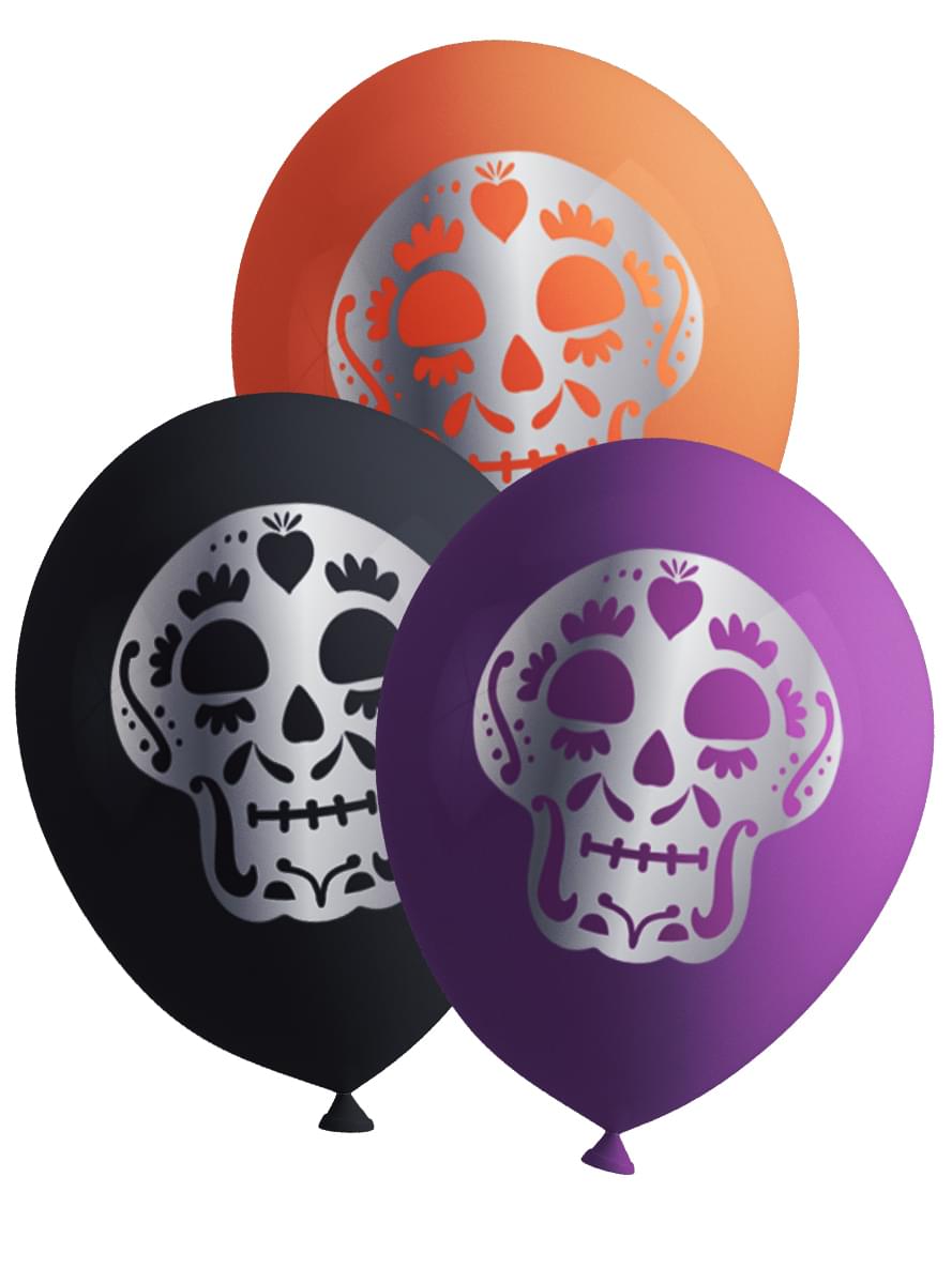 Day of the Dead Catrina Balloons Teminis.lt