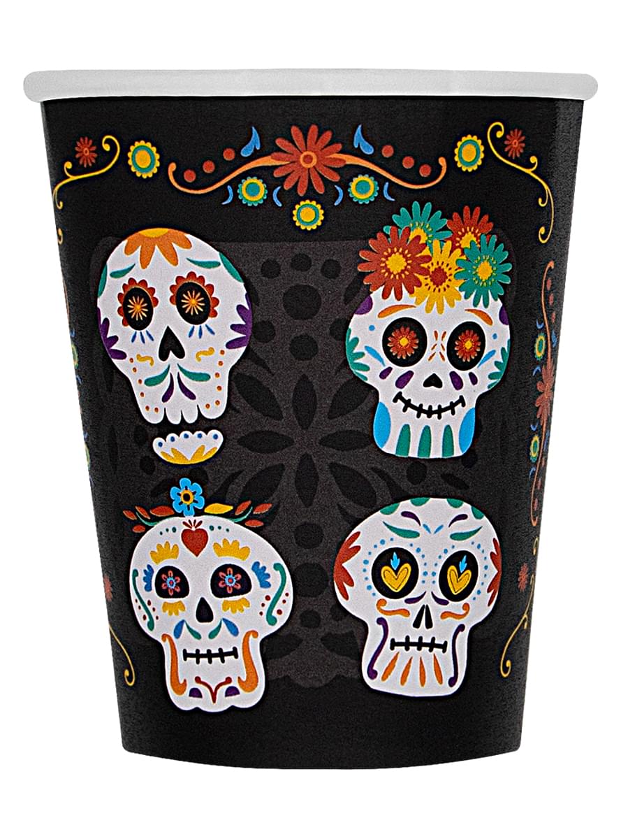 Day of the Dead Catrina Cups - Teminis.lt