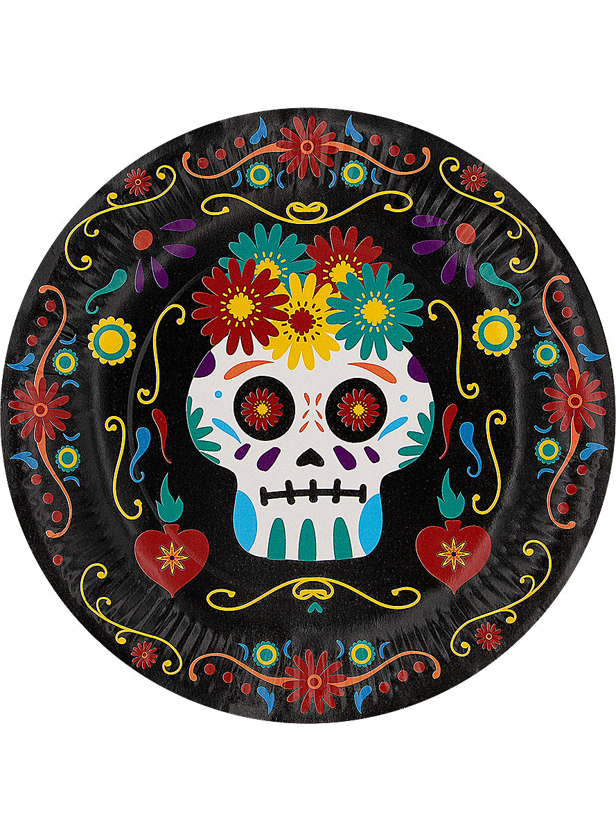 Day of the Dead Catrina Plates - Teminis.lt