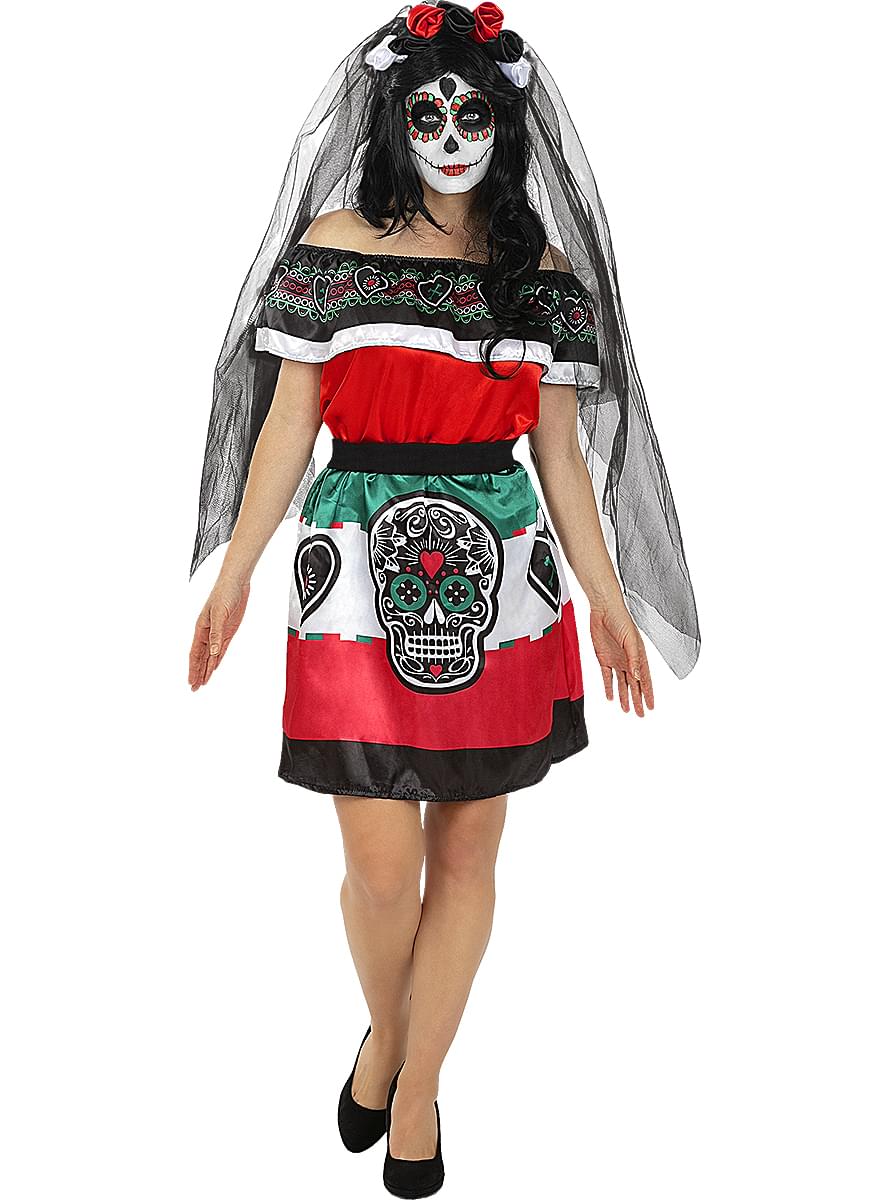 Day of the Dead Mexico Costume Teminis.lt