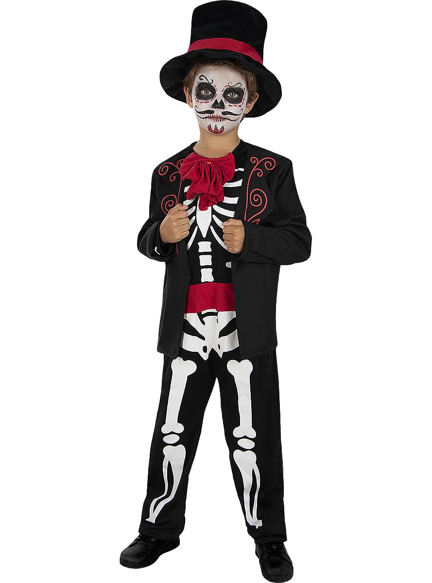 Day of the Dead Skeleton Costume - Teminis.lt