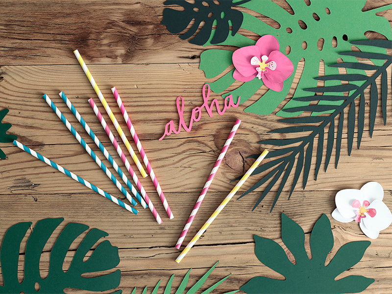 Decorations Aloha - Tropical leaves - Teminis.lt