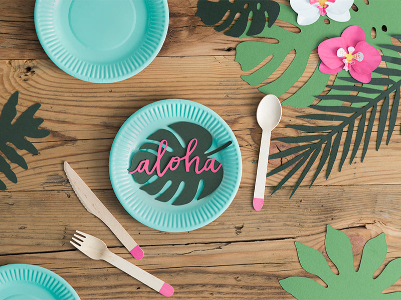 Decorations Aloha - Tropical leaves - Teminis.lt