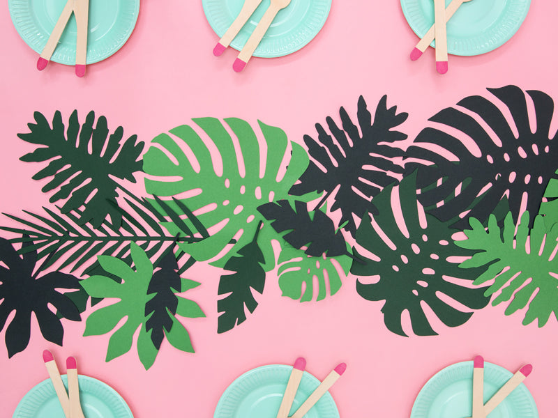Decorations Aloha - Tropical leaves - Teminis.lt