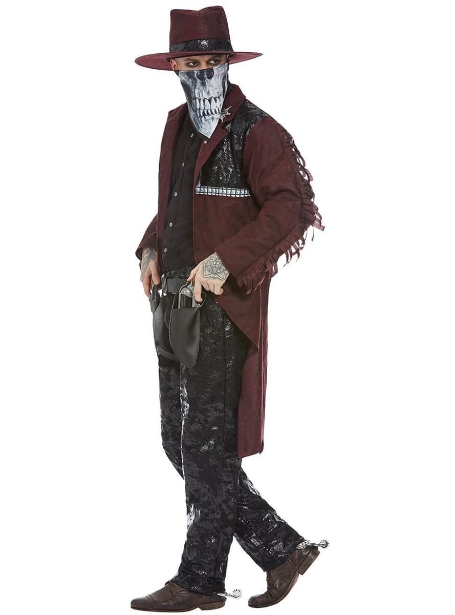 Men's Deluxe Cowboy Costume for Wild West Themed Parties Teminis.lt