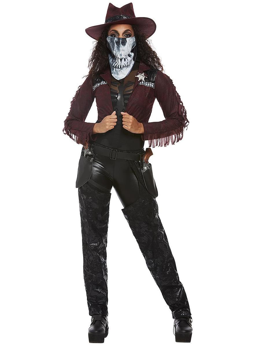 Women's Deluxe Cowboy Costume - Wild West Party Outfit Teminis.lt