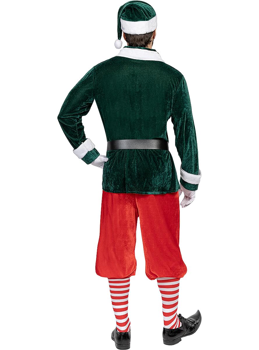 Men's Deluxe Elf Costume - Christmas Party Outfit Teminis.lt