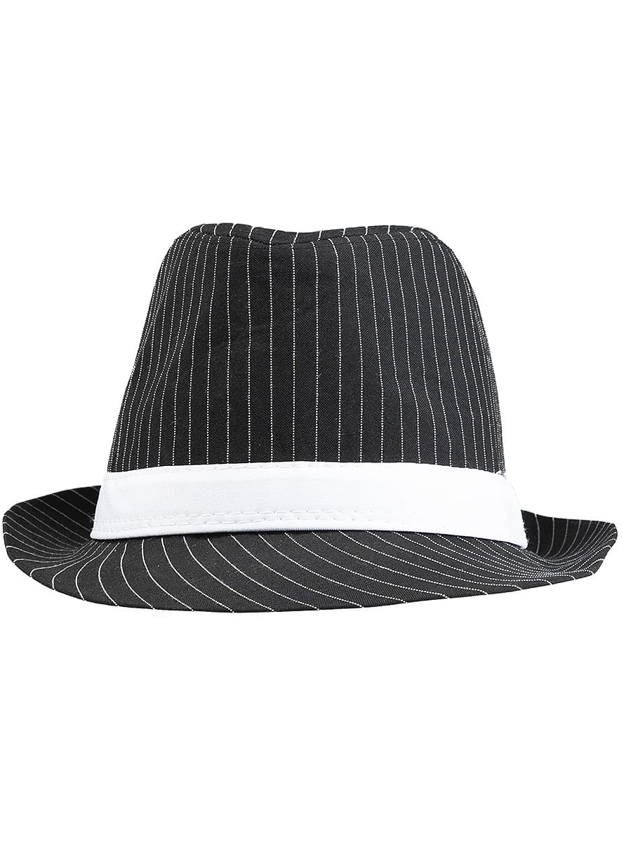 Deluxe Gangster Hat – Classic 1920s Costume Fedora Teminis.lt