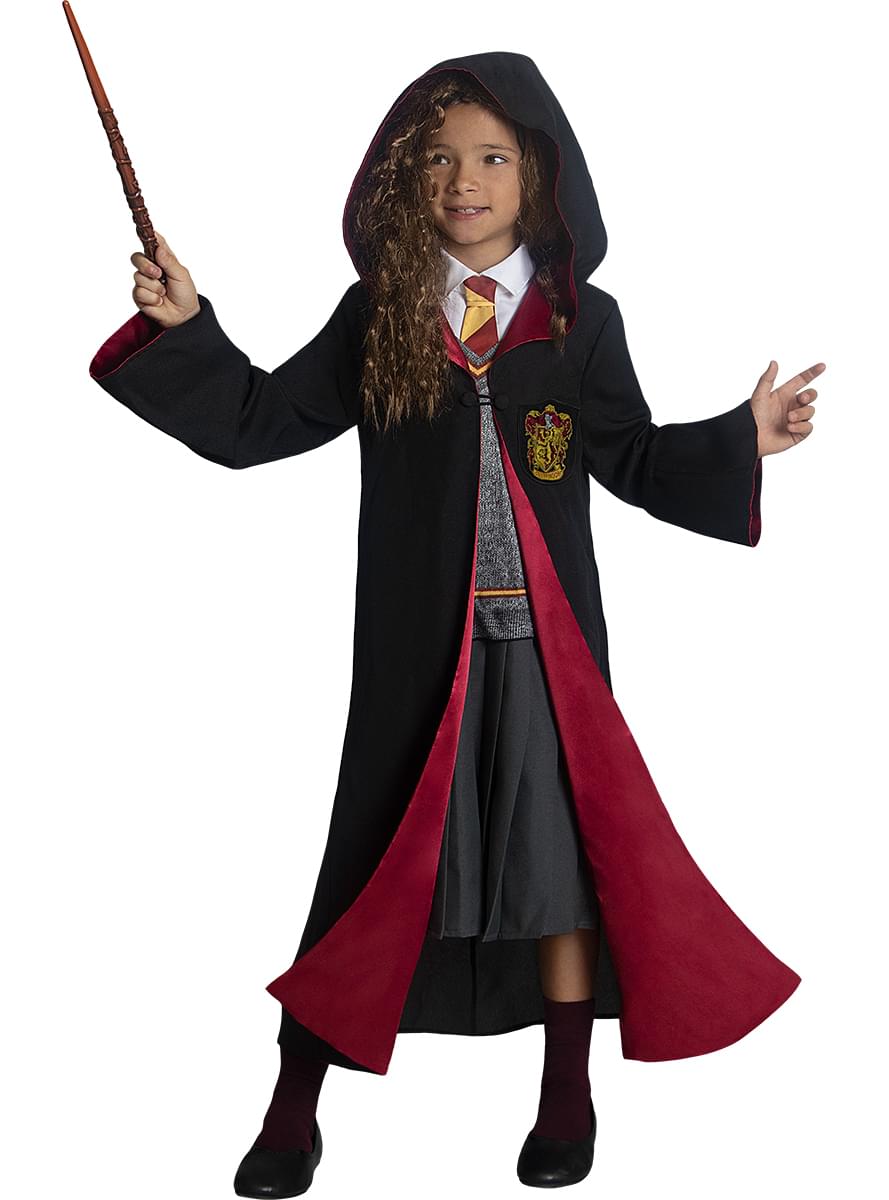 Deluxe Hermione Granger Costume for Girls - Hogwarts Party Teminis.lt