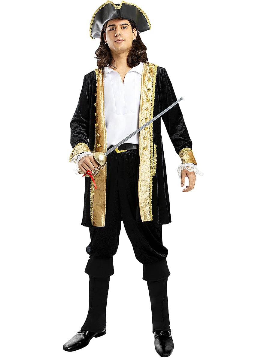 Deluxe Pirate Costume for Men | Colonial Buccaneer Teminis.lt