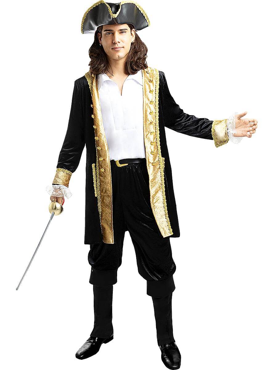 Deluxe Pirate Costume for Men | Colonial Buccaneer Teminis.lt