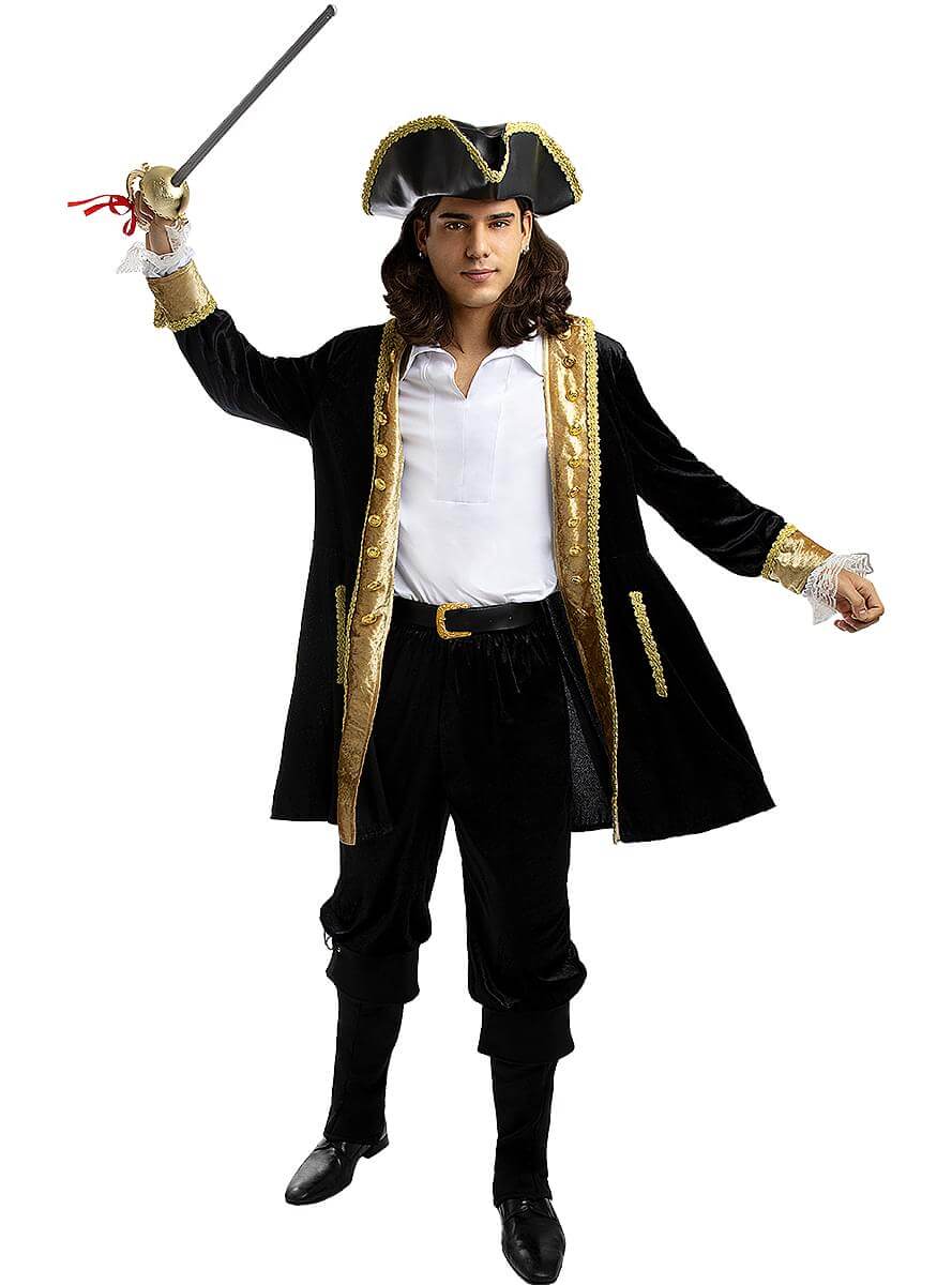 Deluxe Pirate Costume for Men | Colonial Buccaneer Teminis.lt