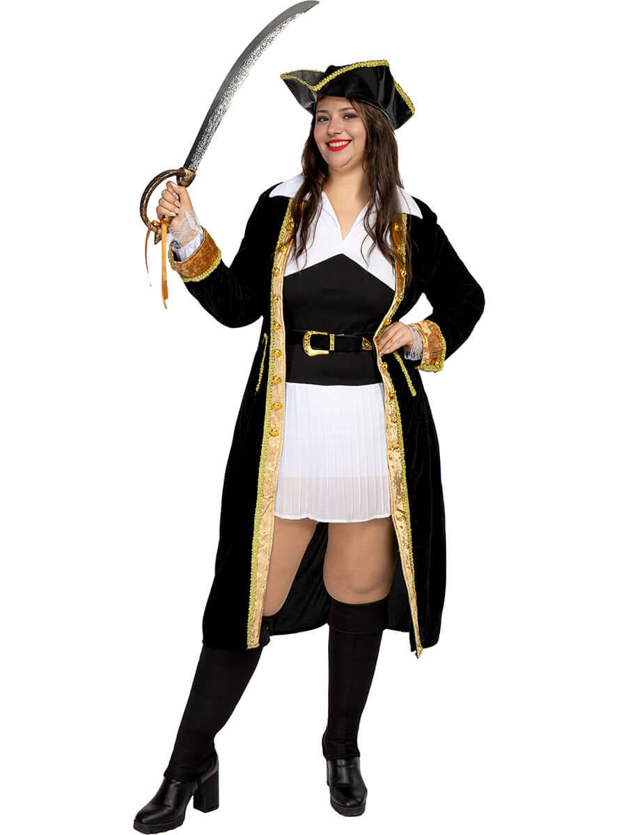 Deluxe Pirate Costume for Women – Colonial Captain Outfit
