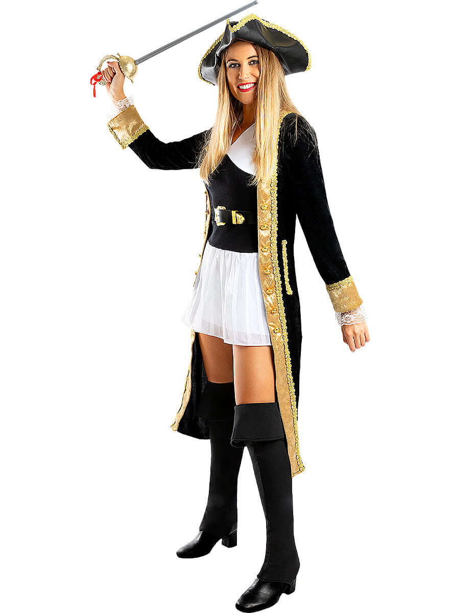 Deluxe Pirate Costume for Women – Colonial Captain Outfit