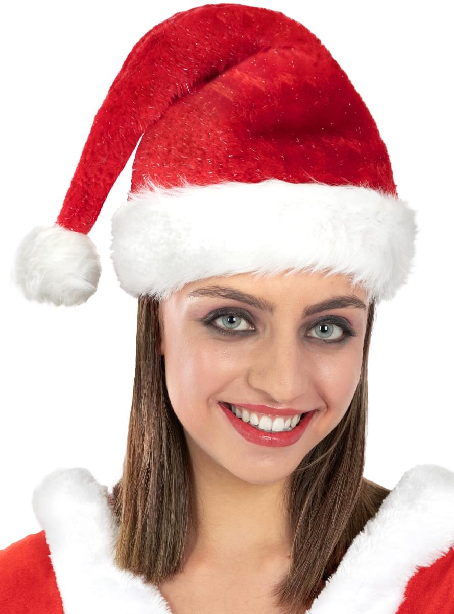 Deluxe Santa Claus Hat Teminis.lt
