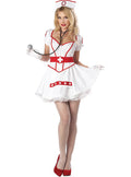 Deluxe Sexy Nurse Costume for Women - Flirty & Fun Teminis.lt