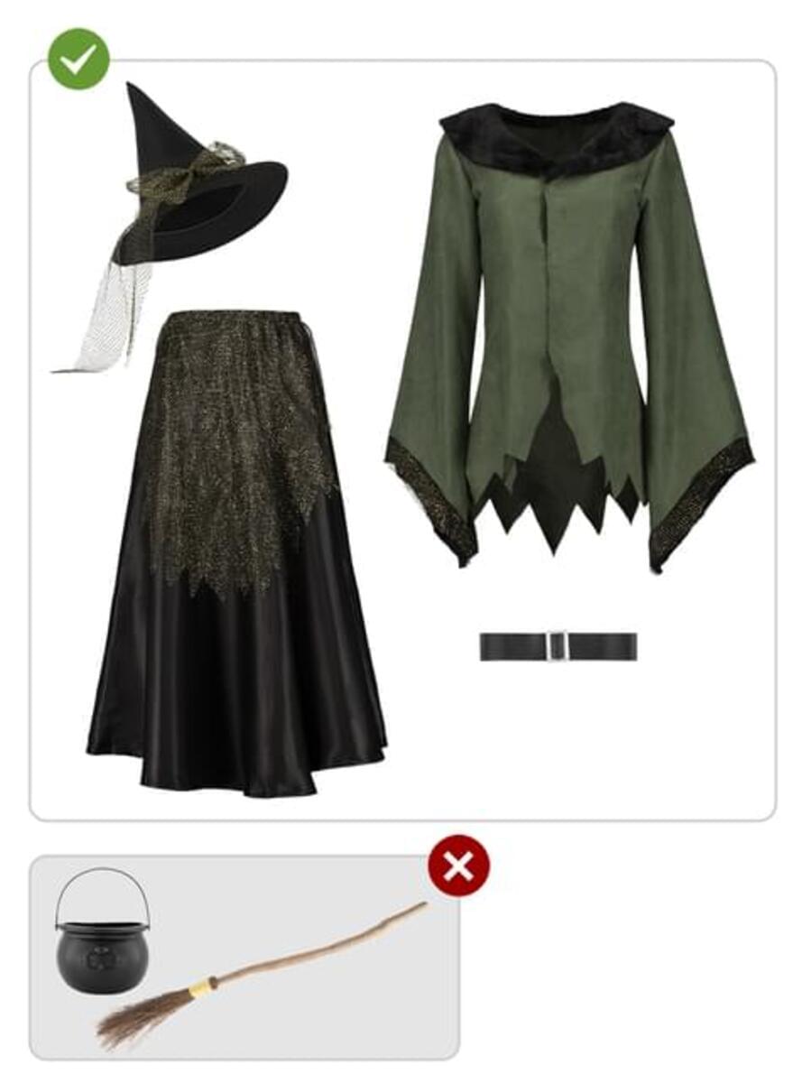 Deluxe Witch costume - Teminis.lt