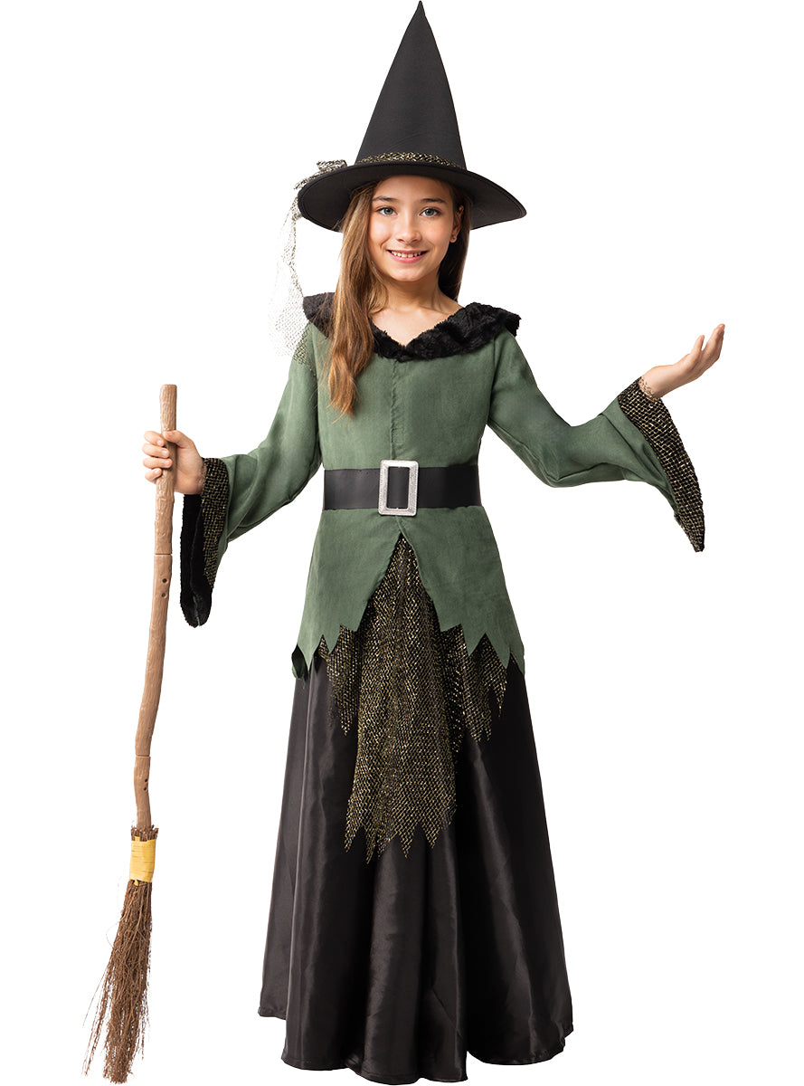 Deluxe Witch costume for girls Teminis.lt