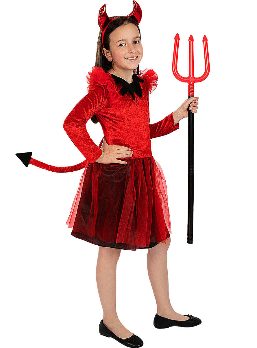 Velnio kostiumas mergaitėms