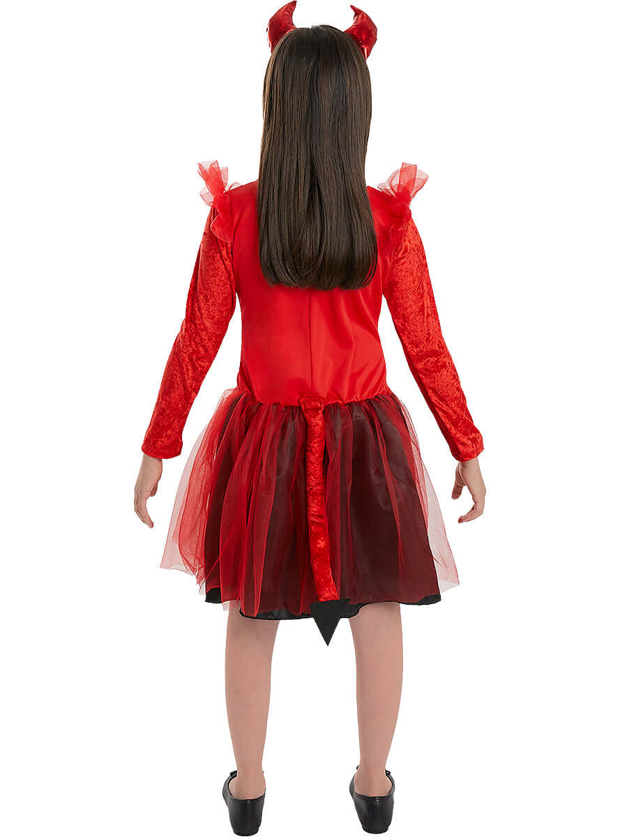 Velnio kostiumas mergaitėms