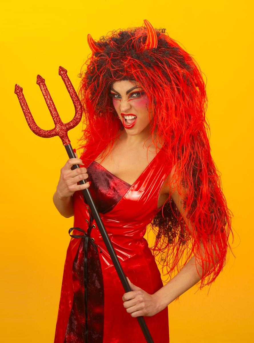 Realistic Devil Wig - Perfect for Halloween Costumes Teminis.lt