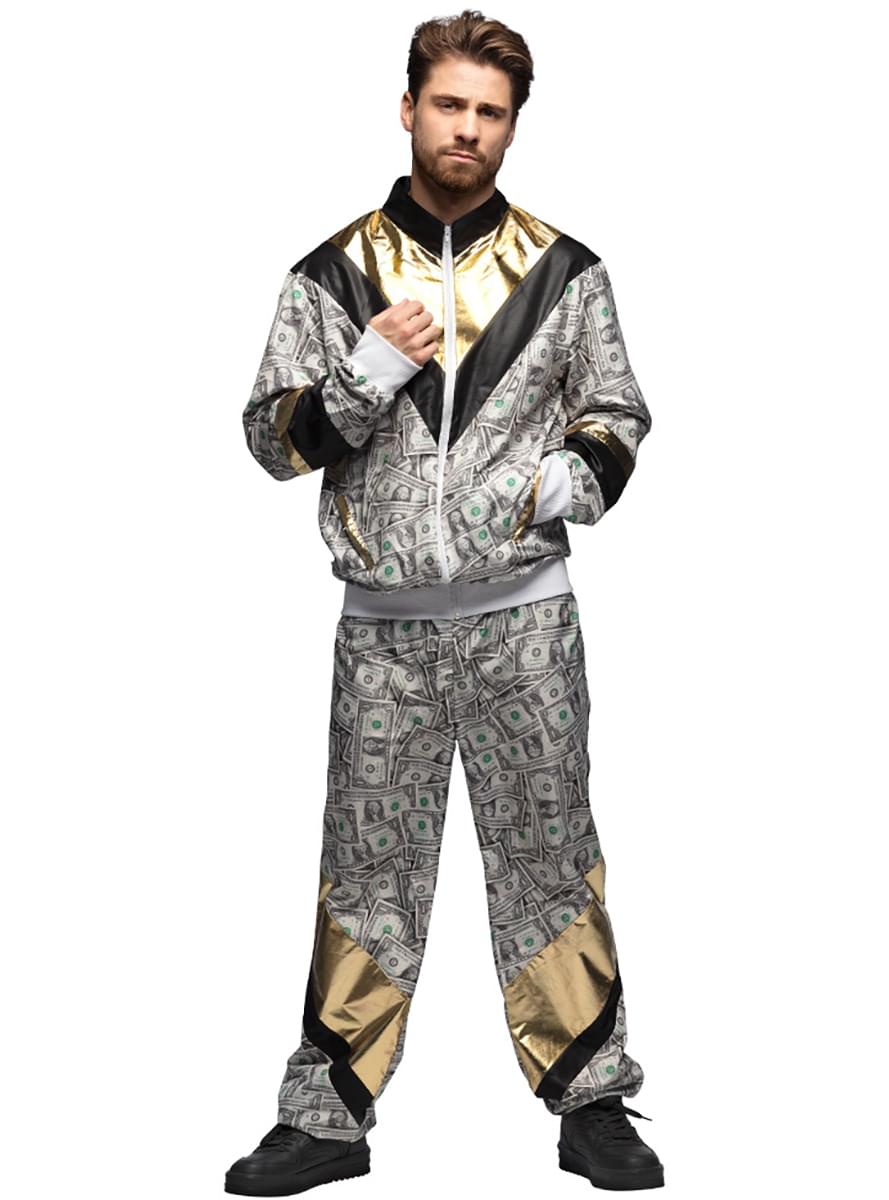 80's Dollar Tracksuit Costume for Adults - Retro Style Teminis.lt