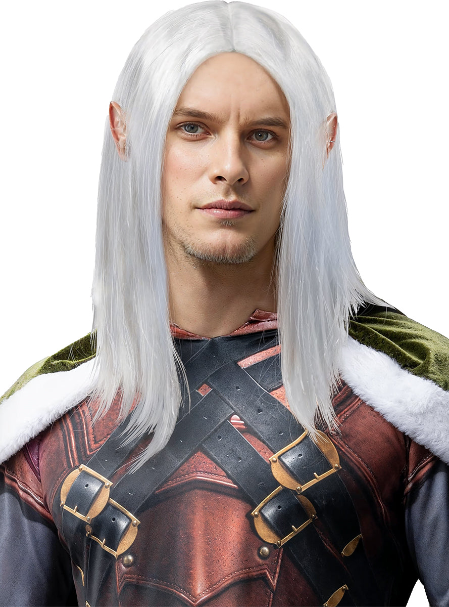 Drizzt DoUrden Wig for Adults - Dungeons and Dragons Teminis.lt