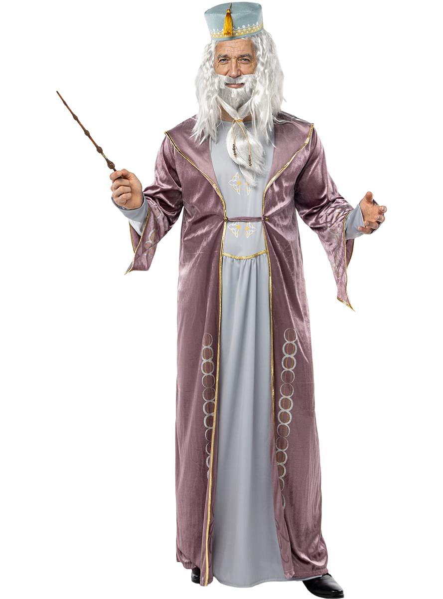 Dumbledore Costume for Adults – Harry Potter Wizard Robe Teminis.lt