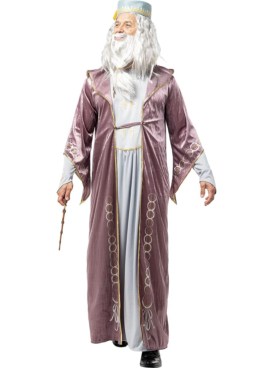 Dumbledore Costume for Adults – Harry Potter Wizard Robe Teminis.lt