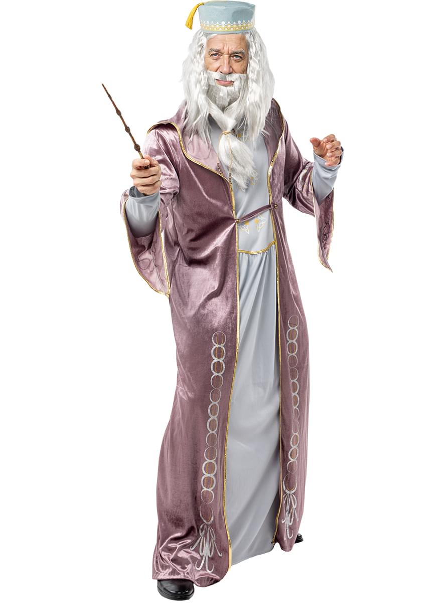 Dumbledore Costume for Adults – Harry Potter Wizard Robe Teminis.lt