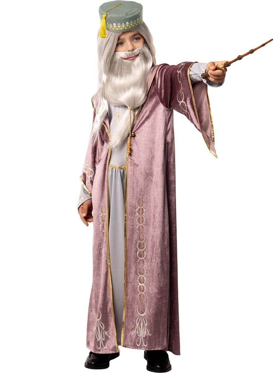 Kids Dumbledore Costume – Harry Potter Wizard Outfit Teminis.lt