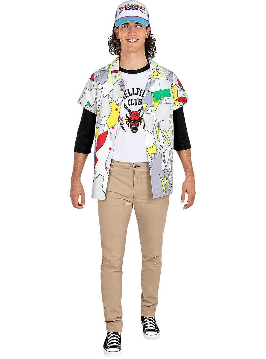 Dustin Costume Stranger Things 4 - Official Netflix Teminis.lt