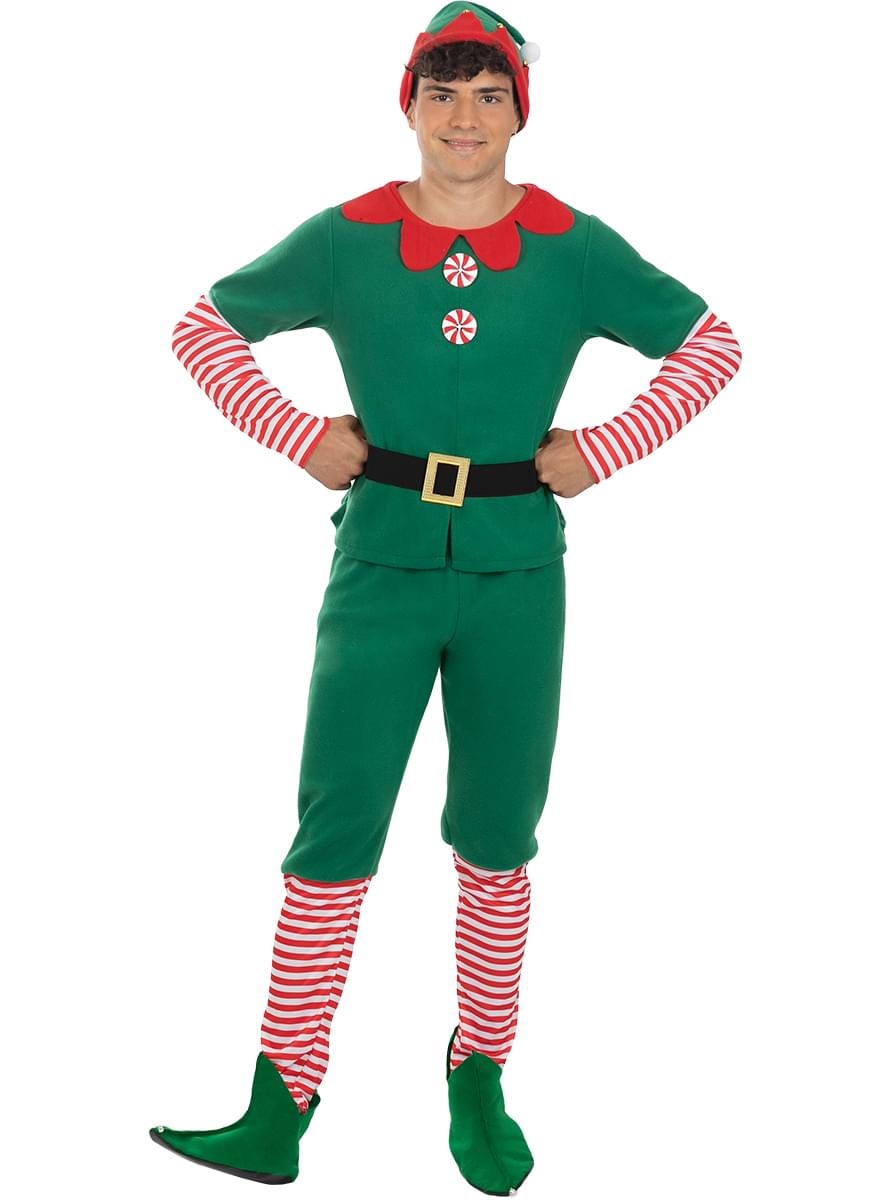 Men's Elf Costume - Festive Holiday Outfit Teminis.lt
