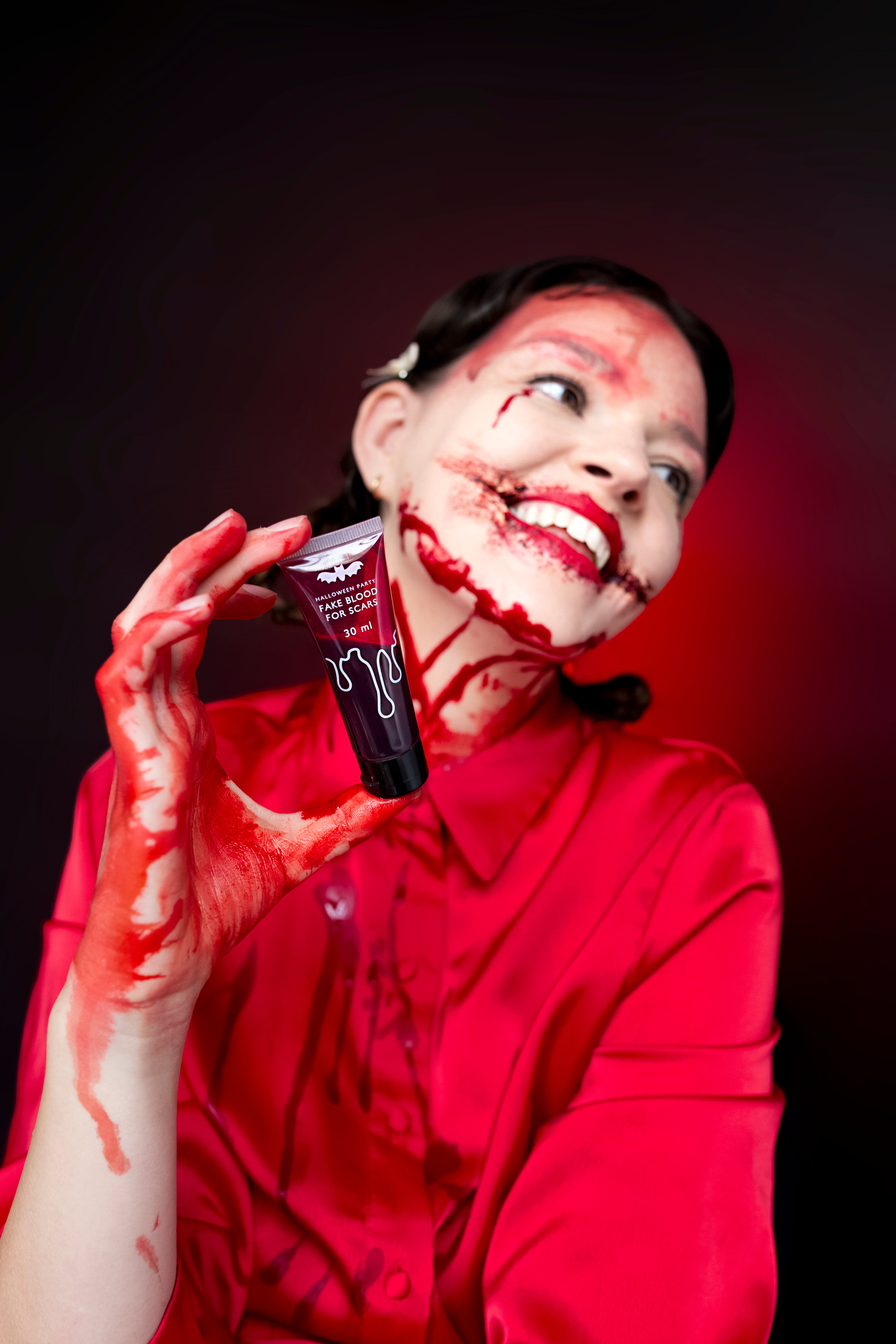 Fake Blood in Tube, 30 ml - Teminis.lt