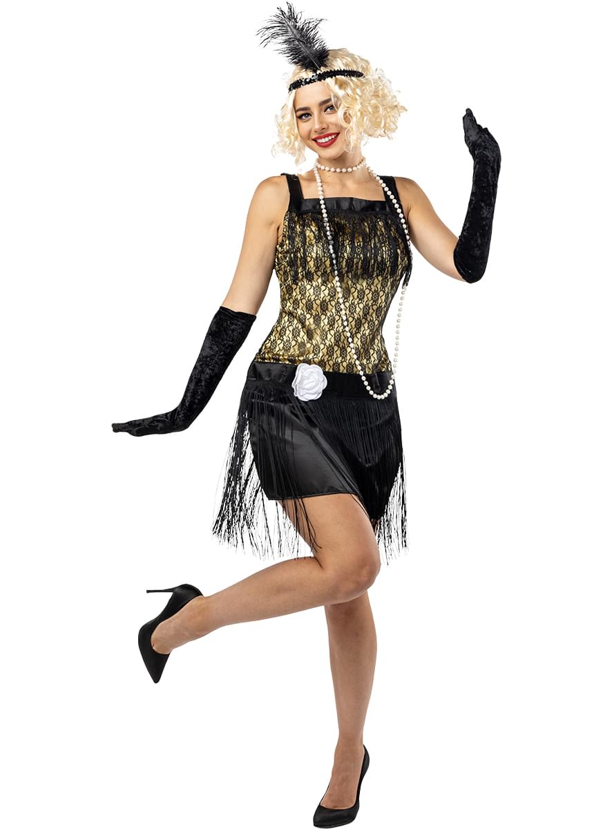 Flapper Costume Women 1920s Chic Vintage | Teminis.lt Teminis.lt