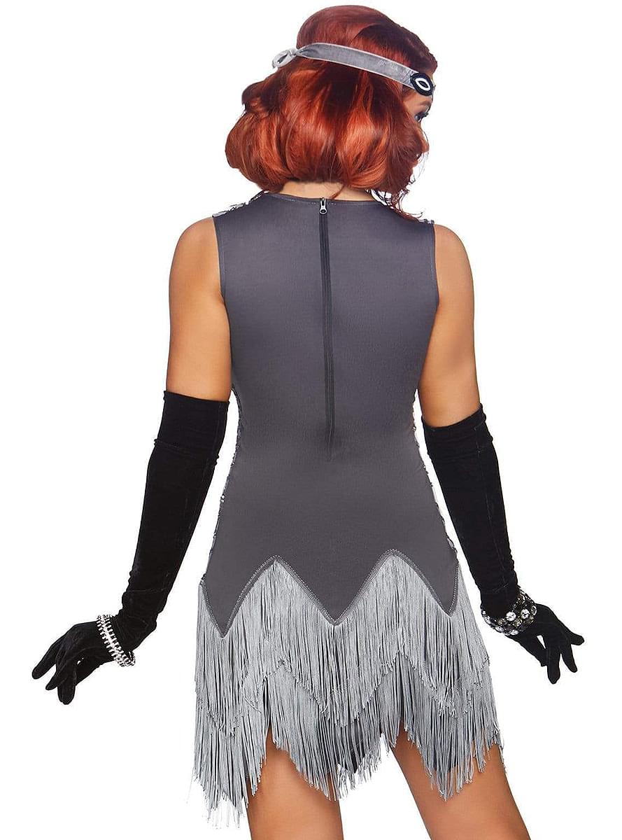 Flapper Costume Women 1920s Sequin Fringe | Teminis.lt Teminis.lt