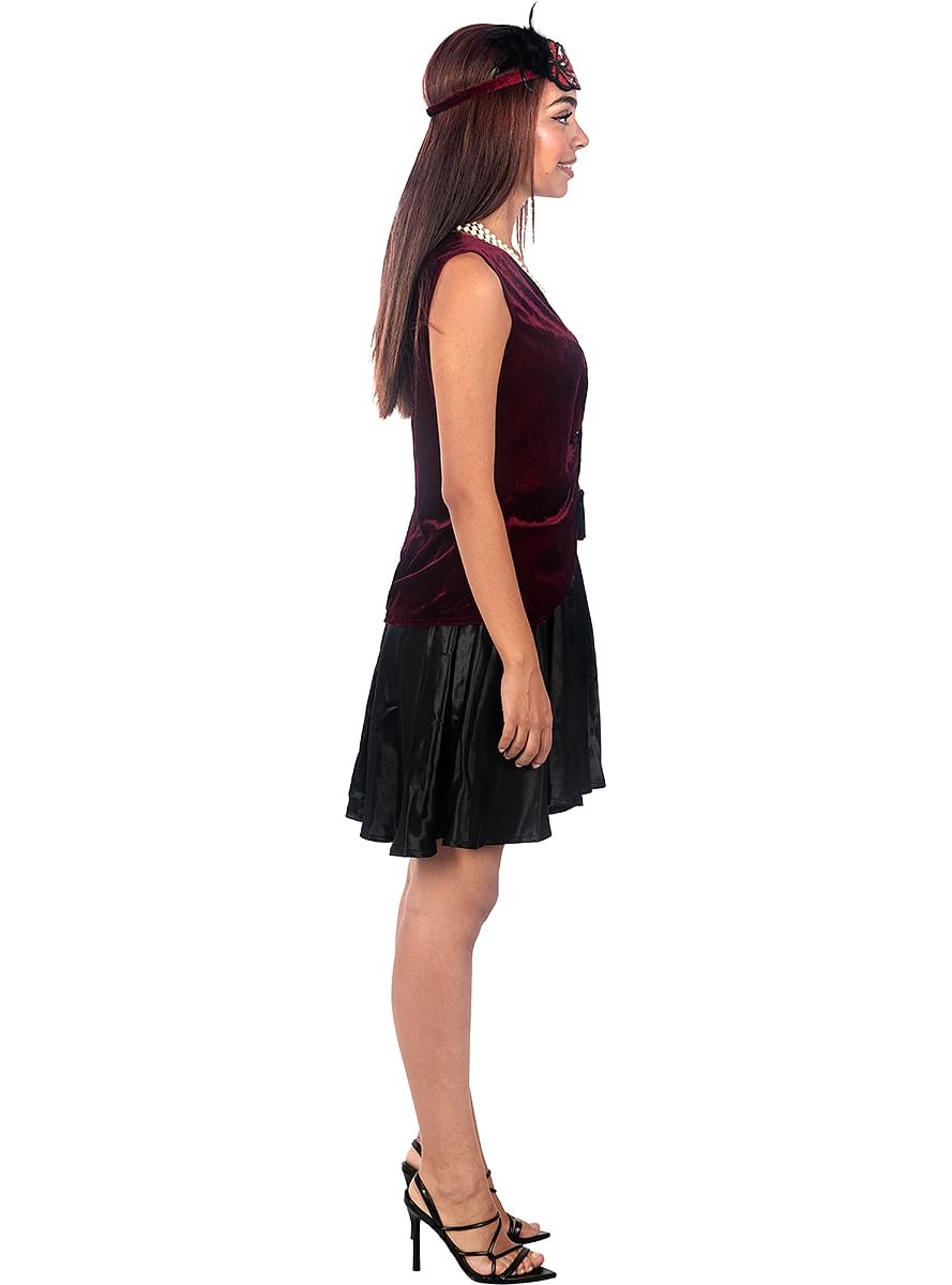 Flapper Costume Women 1920s Velvet Gatsby | Teminis.lt Teminis.lt