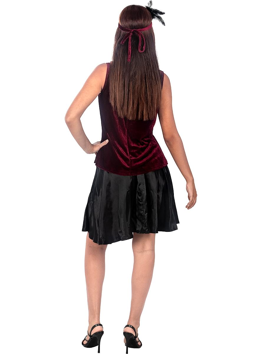 Flapper Costume Women 1920s Velvet Gatsby | Teminis.lt Teminis.lt
