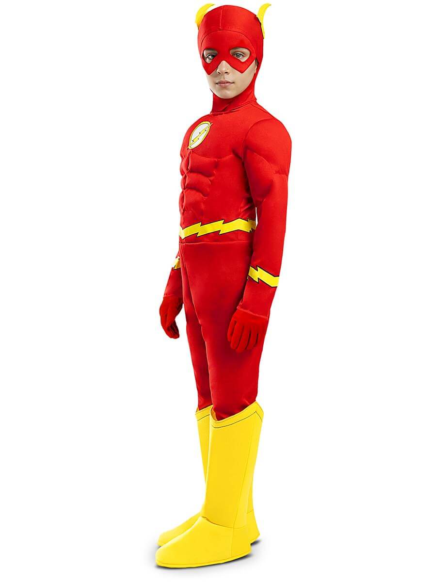 Flash Costume for Kids – Deluxe Speedster Suit Teminis.lt