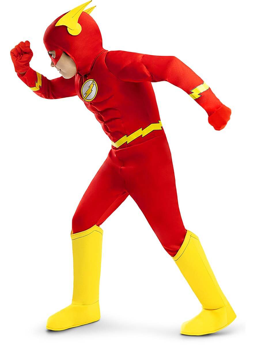 Flash Costume for Kids – Deluxe Speedster Suit Teminis.lt
