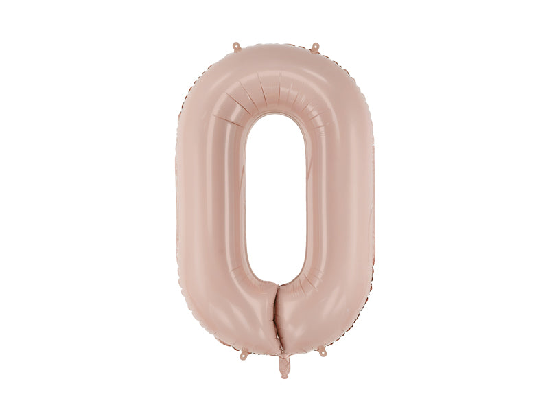 Foil Balloon Number ''0'' - Teminis.lt
