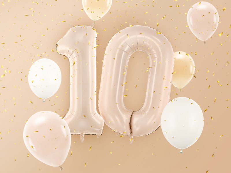 Foil Balloon Number ''0'' - Teminis.lt