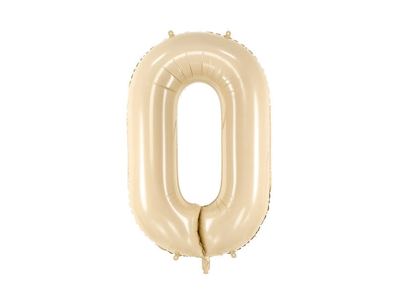 Foil Balloon Number ''0'' - Teminis.lt