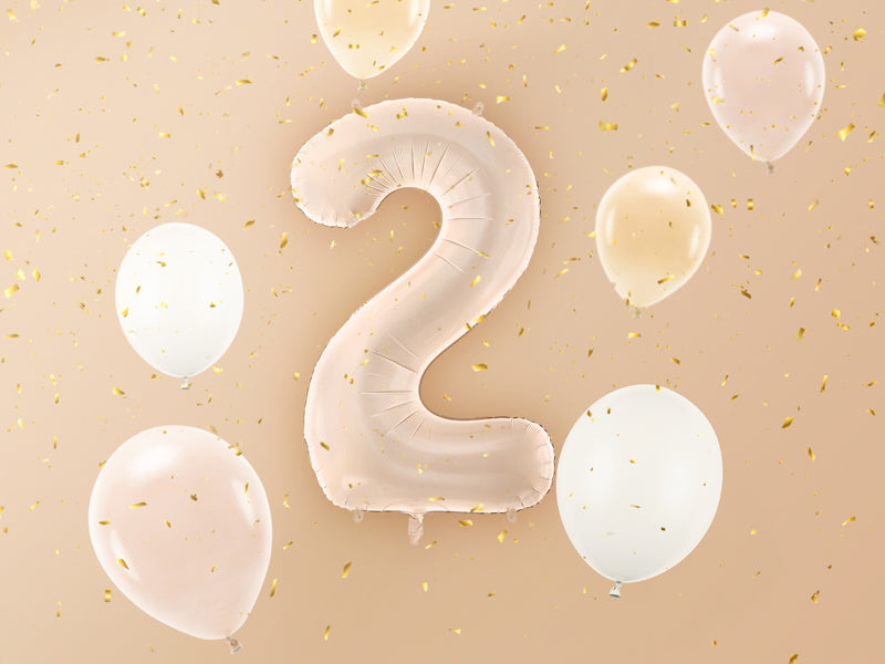 Foil Balloon Number ''2'' - Teminis.lt