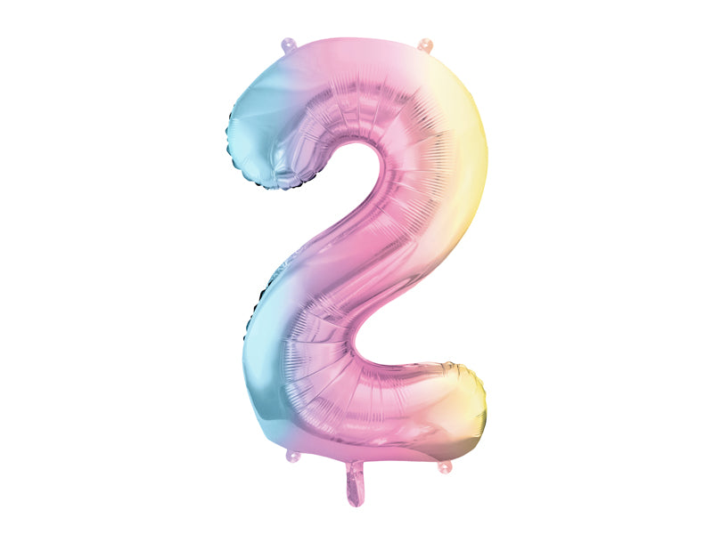 Foil Balloon Number ''2'' - Teminis.lt