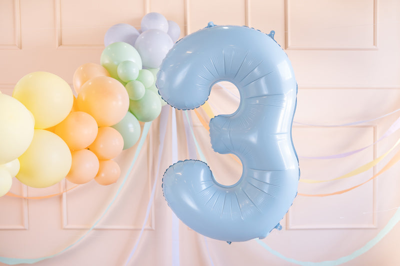 Foil Balloon Number ''3'' - Teminis.lt